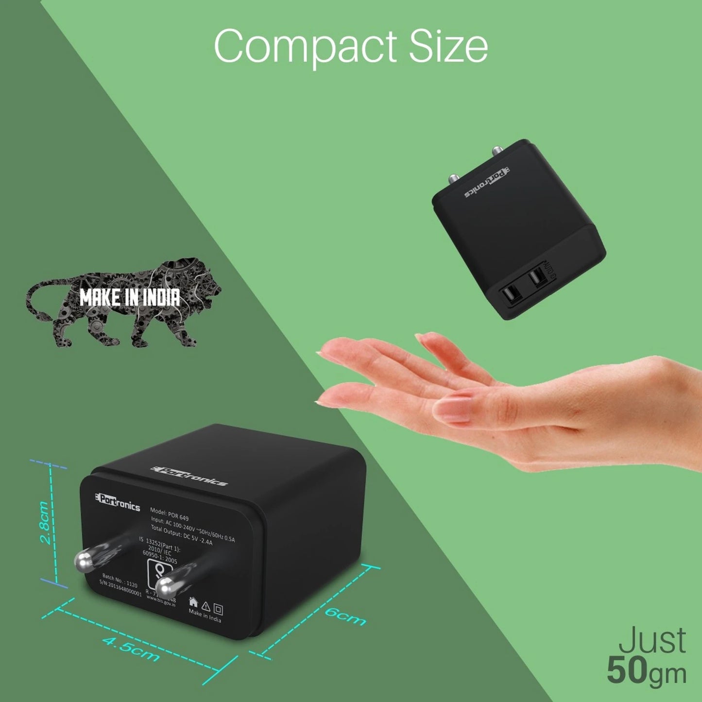 PORTRONICS ADAPTO 12 MICRO ADAPTER