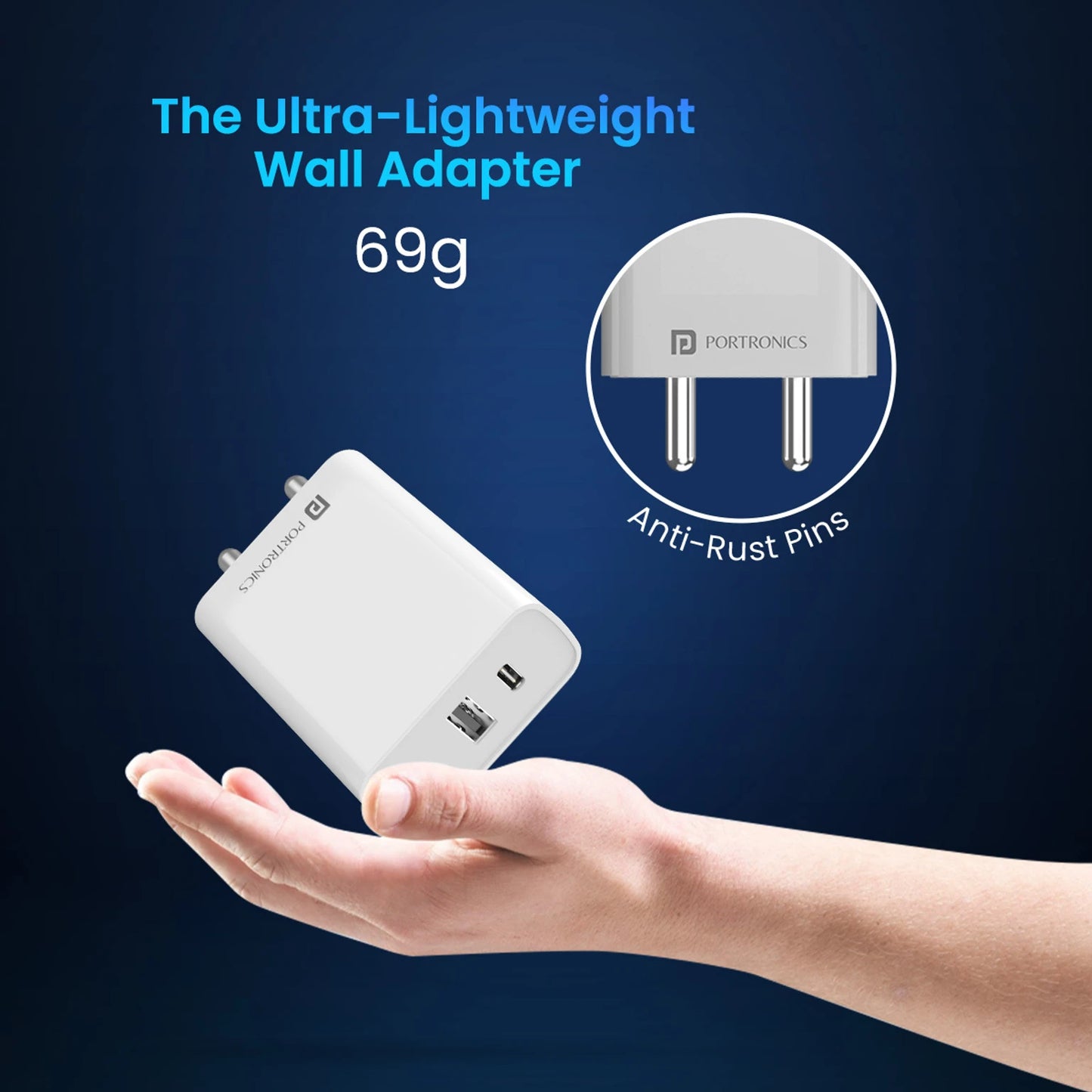 PORTRONICS ADAPTO 33W CHARGER