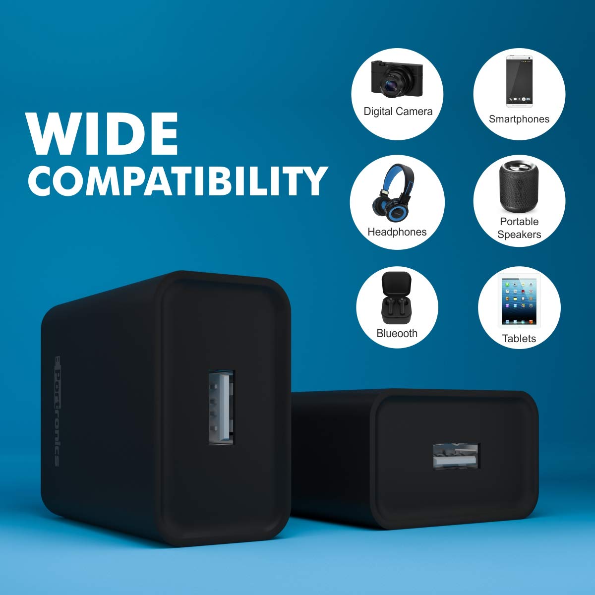 PORTRONICS ADAPTO 62 12W CHARGER
