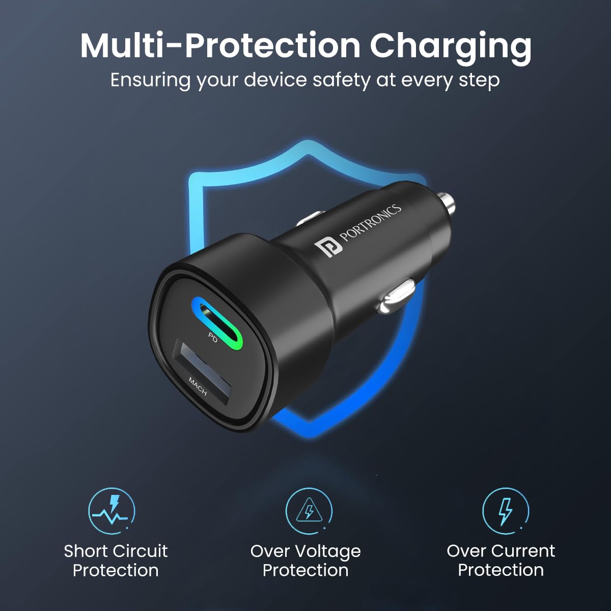 PORTRONICS CAR POWER 30W