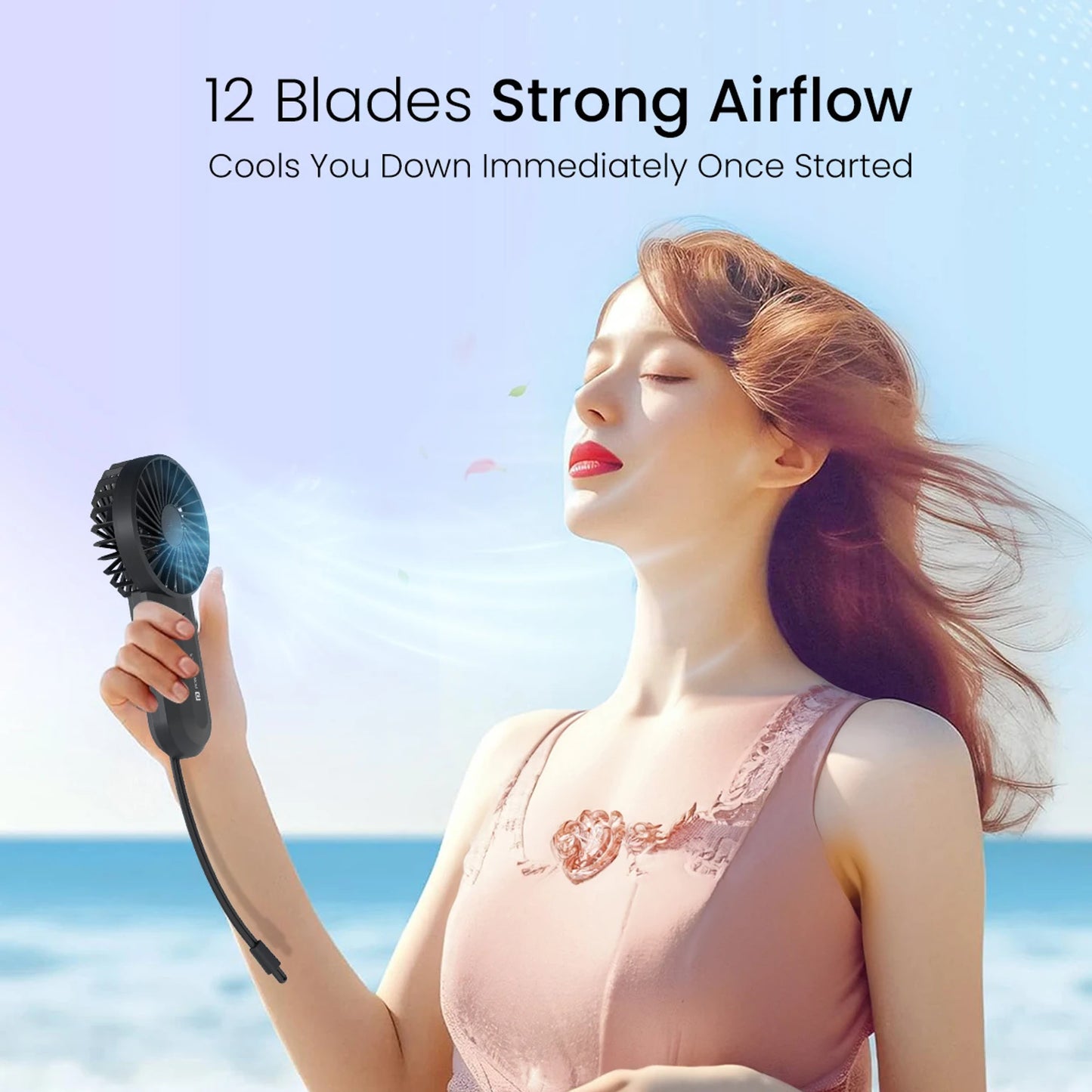 PORTRONICS DUAL BREEZE FAN