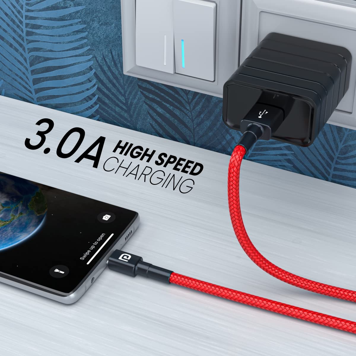 PORTRONICS KONNECT B USB TO C CABLE