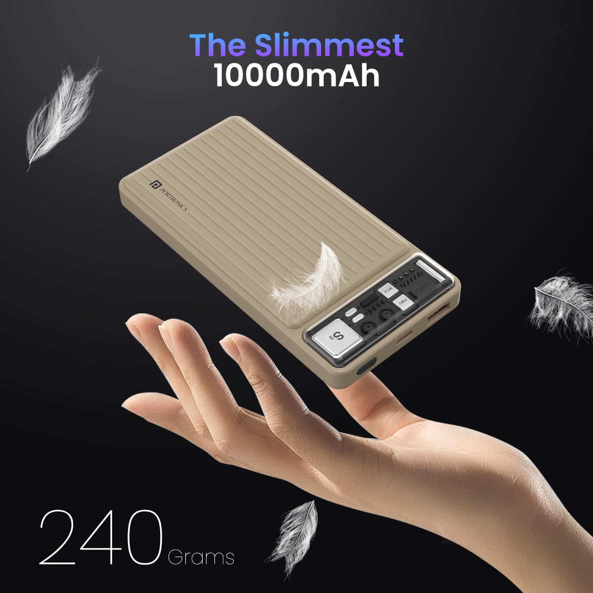 PORTRONICS LUXCELL BIND 10K POWERBANK