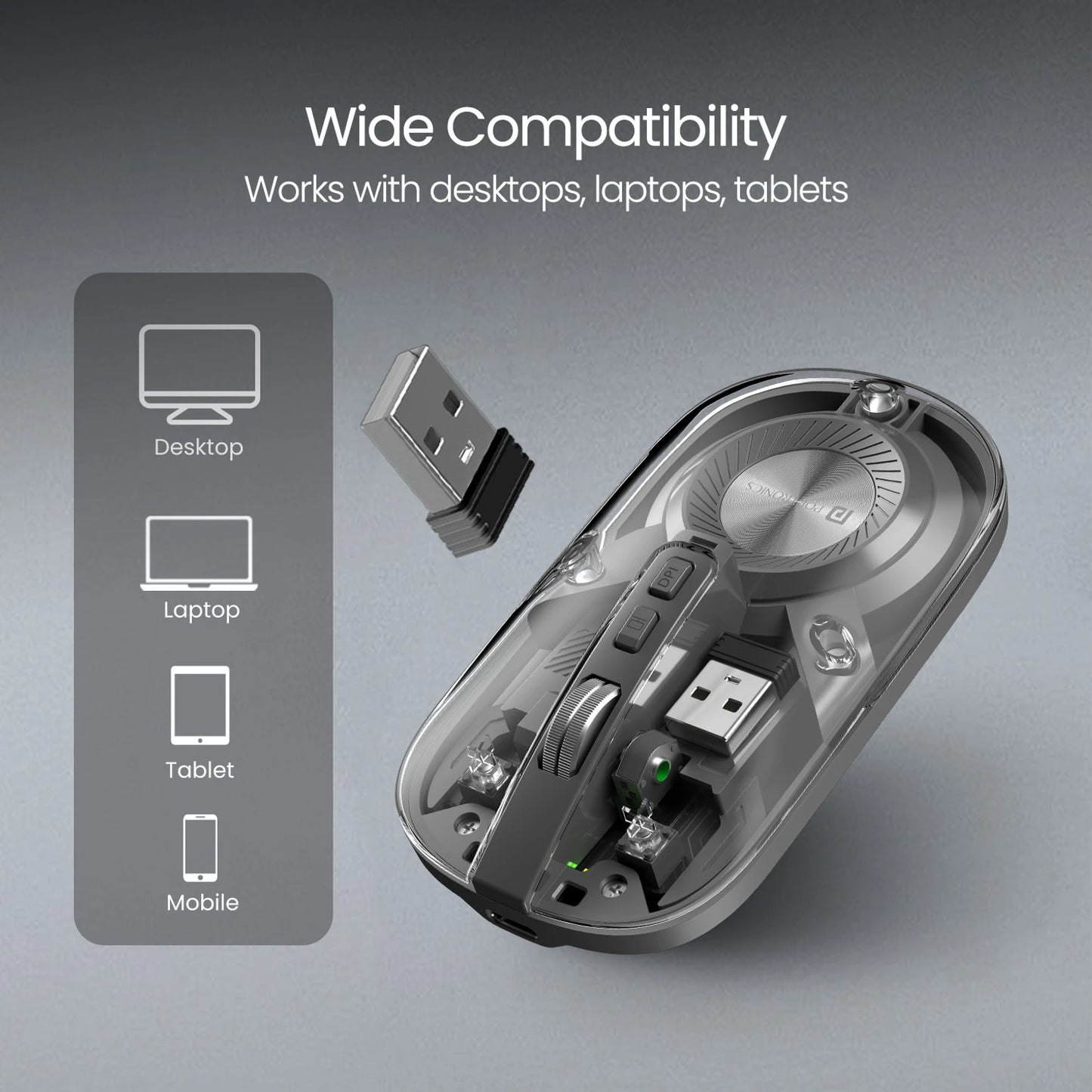 PORTRONICS TOAD 8 WIRELESS MOUSE