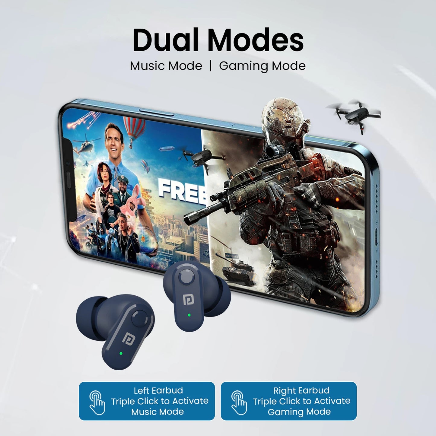 PORTRONICS TWINS S16 EARPODS