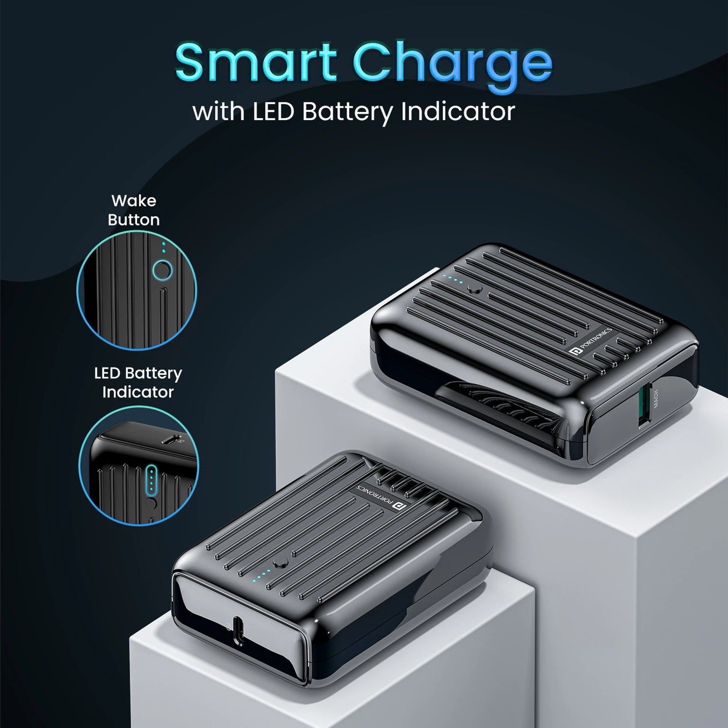 PORTRONICS ZAPCELL 1000 POWERBANK
