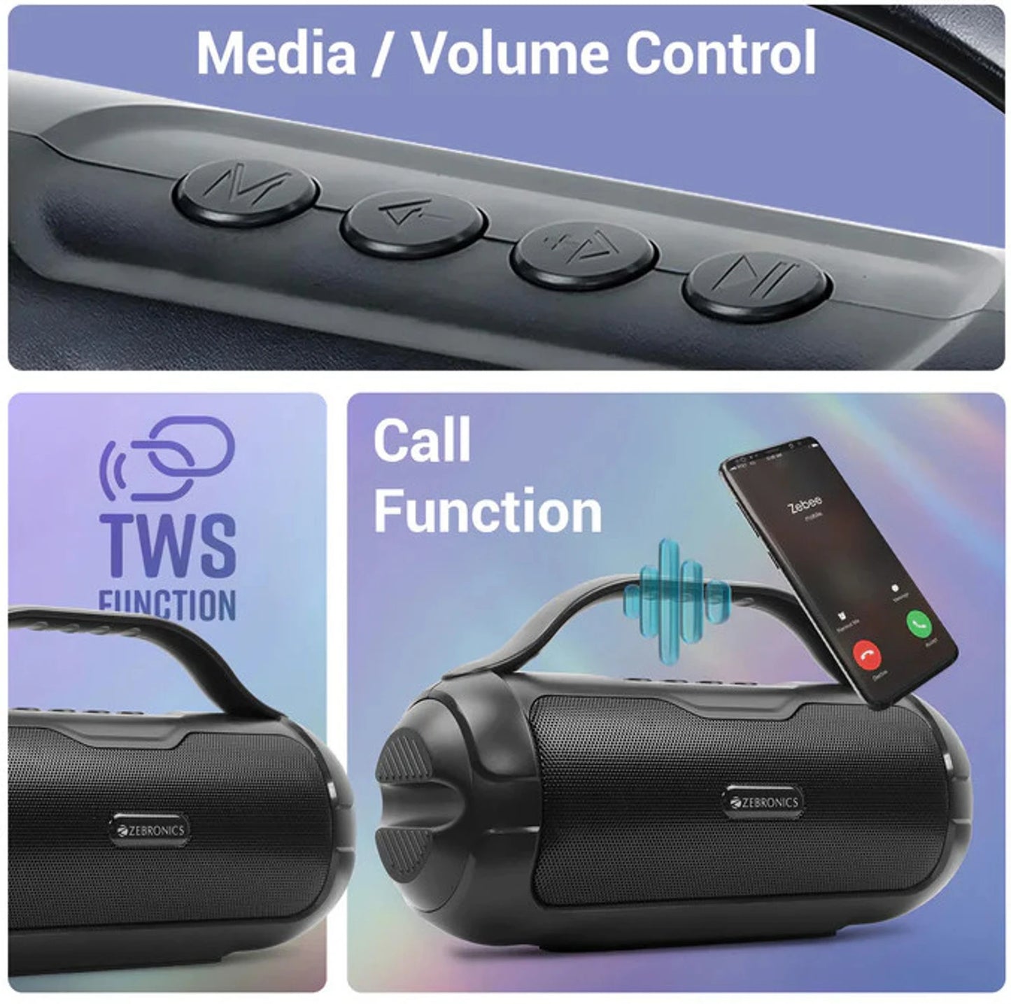 ZEBRONICS COUNTY PLUS SPEAKER