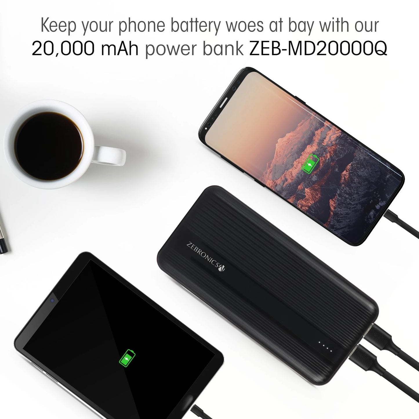 ZEBRONICS POWERBANK 20000MAH PB R5