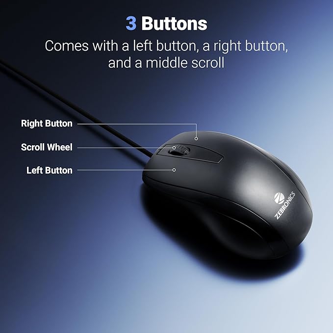 ZEBRONICS USB OPTICAL MOUSE ALEX