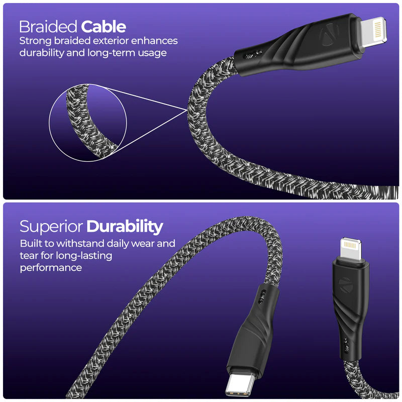 ZEBRONICS USB TO 8PIN CABLE
