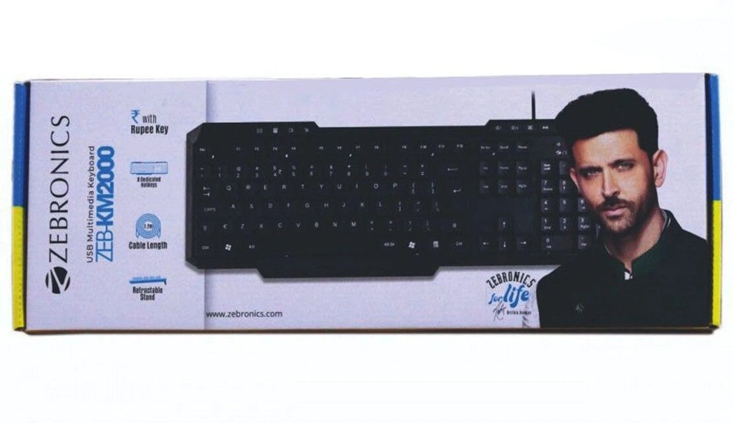 ZEBRONICS KEYBOARD KM2000