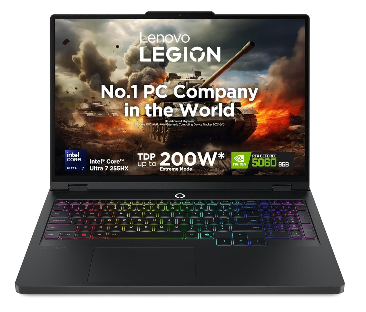 Lenovo Legion Pro 5 Gaming Ultra 7 255HX RTX 5060 8GB Graphics | 32GB RAM | 1TB SSD Storage | 16-inch WQXGA OLED 165Hz Display Laptop 83F3007CIN