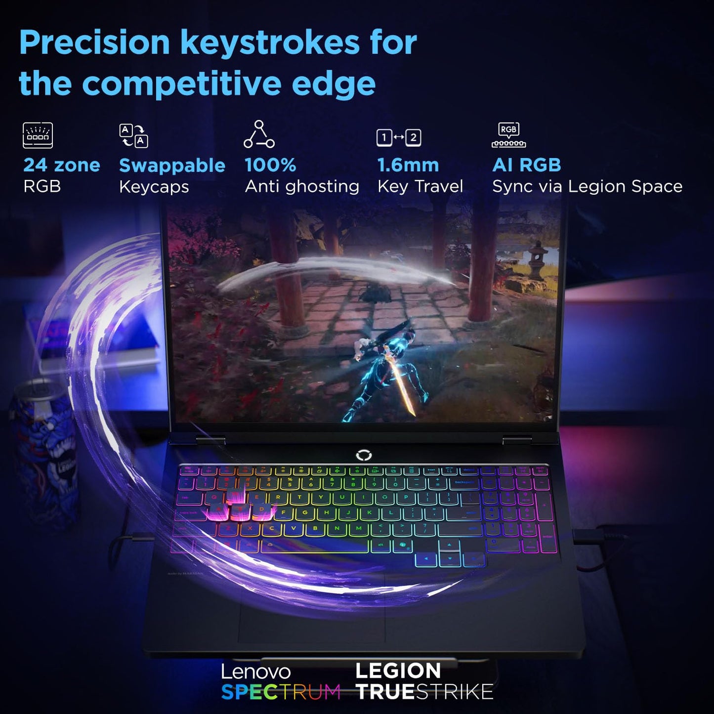 Lenovo Legion Pro 5 Gaming Ultra 7 255HX RTX 5060 8GB Graphics | 32GB RAM | 1TB SSD Storage | 16-inch WQXGA OLED 165Hz Display Laptop 83F3007CIN