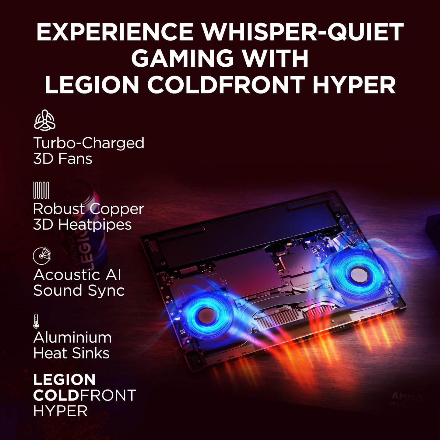 Lenovo Legion 5 Gaming AMD Ryzen 7 260 RTX 5060 8GB Graphics | 16GB RAM | 1TB SSD Storage | 15.3-inch WUXGA 165Hz Display Laptop 83M00074IN