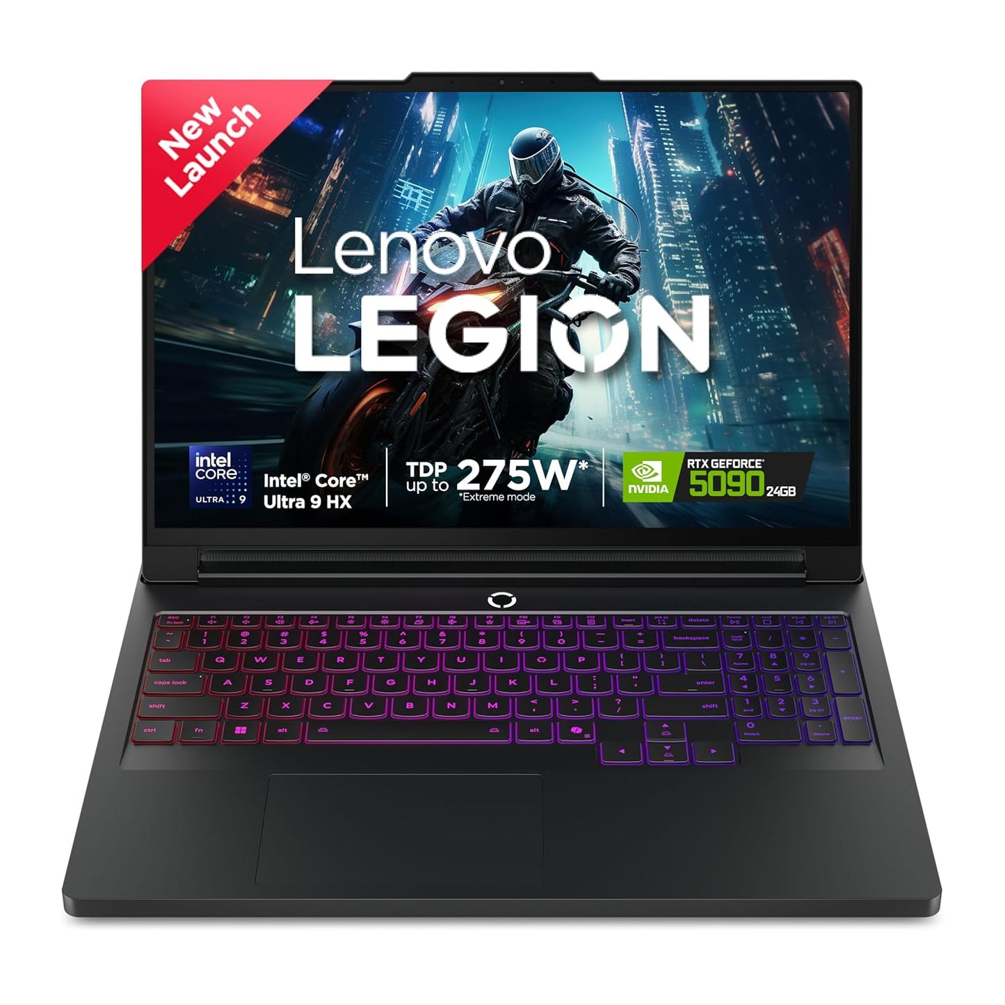 Lenovo Legion Pro 7 Gaming Core Ultra 9 275HX RTX 5090 24GB Graphics | 64GB RAM | 1TB SSD Storage | 16-inch WQXGA OLED 240Hz Display Laptop 83F500D8IN