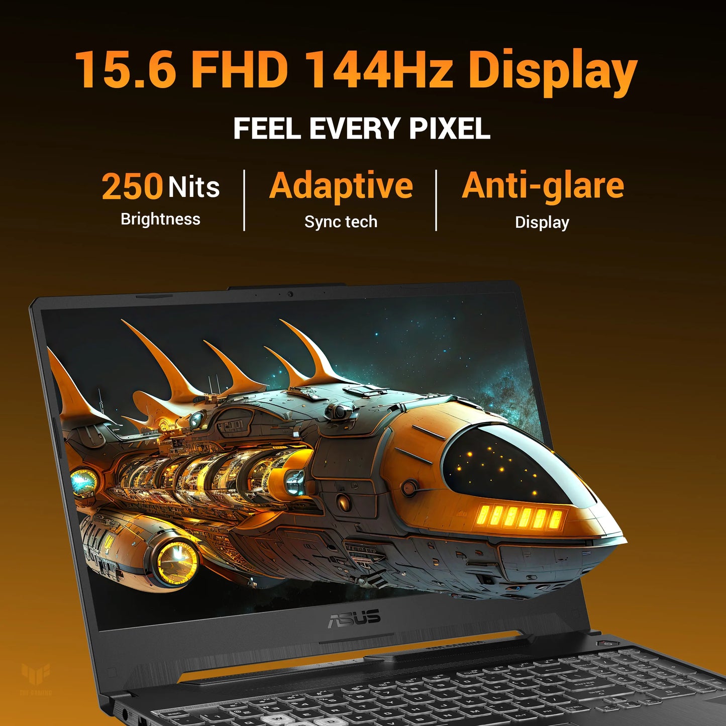 ASUS TUF Gaming Ryzen 7 RTX 3050 16GB RAM 512GB SSD 15.6-inch 144Hz Gaming Laptop FA506NCG-HN200WS