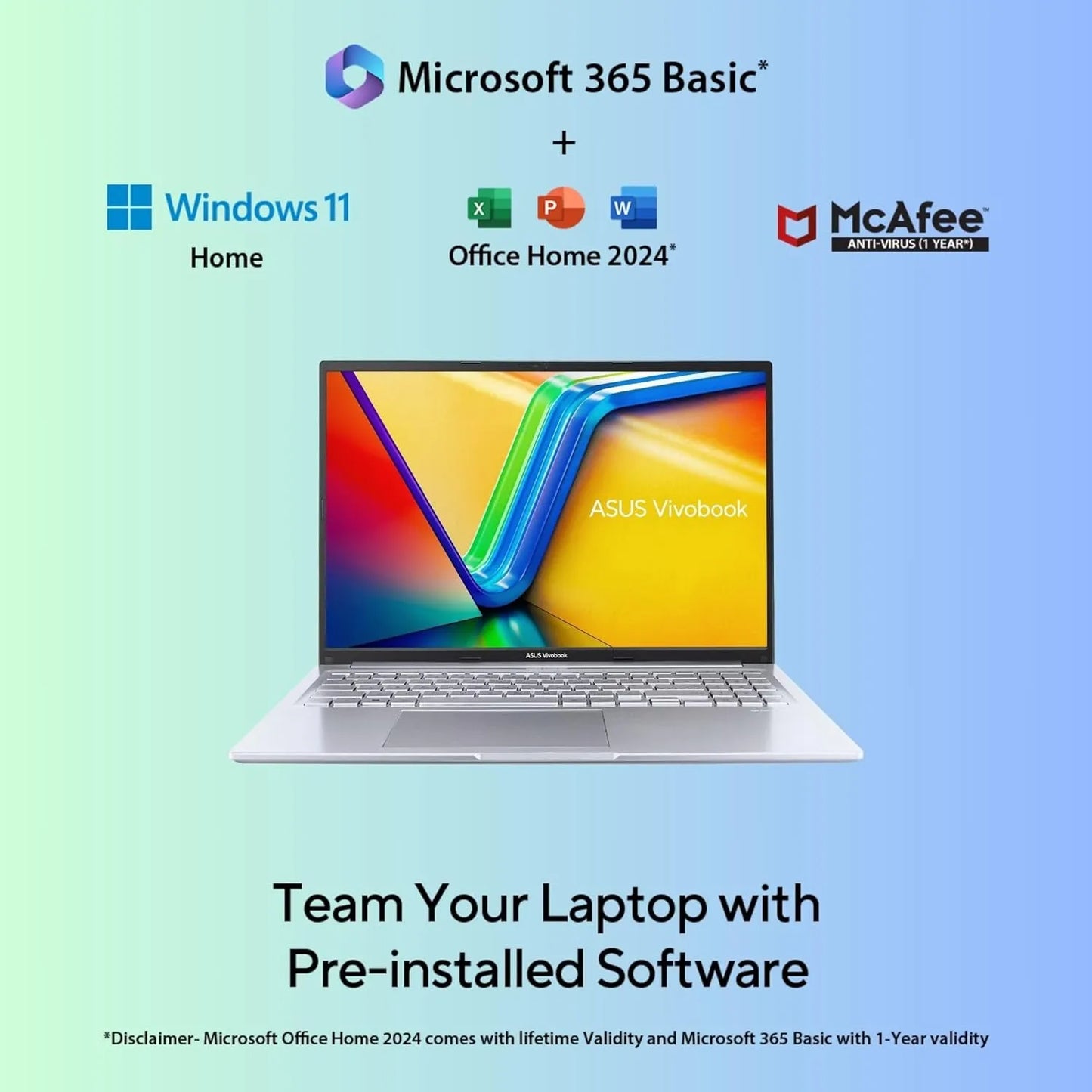 ASUS Vivobook 16 Intel Core i5 13th Gen 16GB RAM 512GB SSD 16-inch WUXGA Laptop X1605VA-MB1627WS