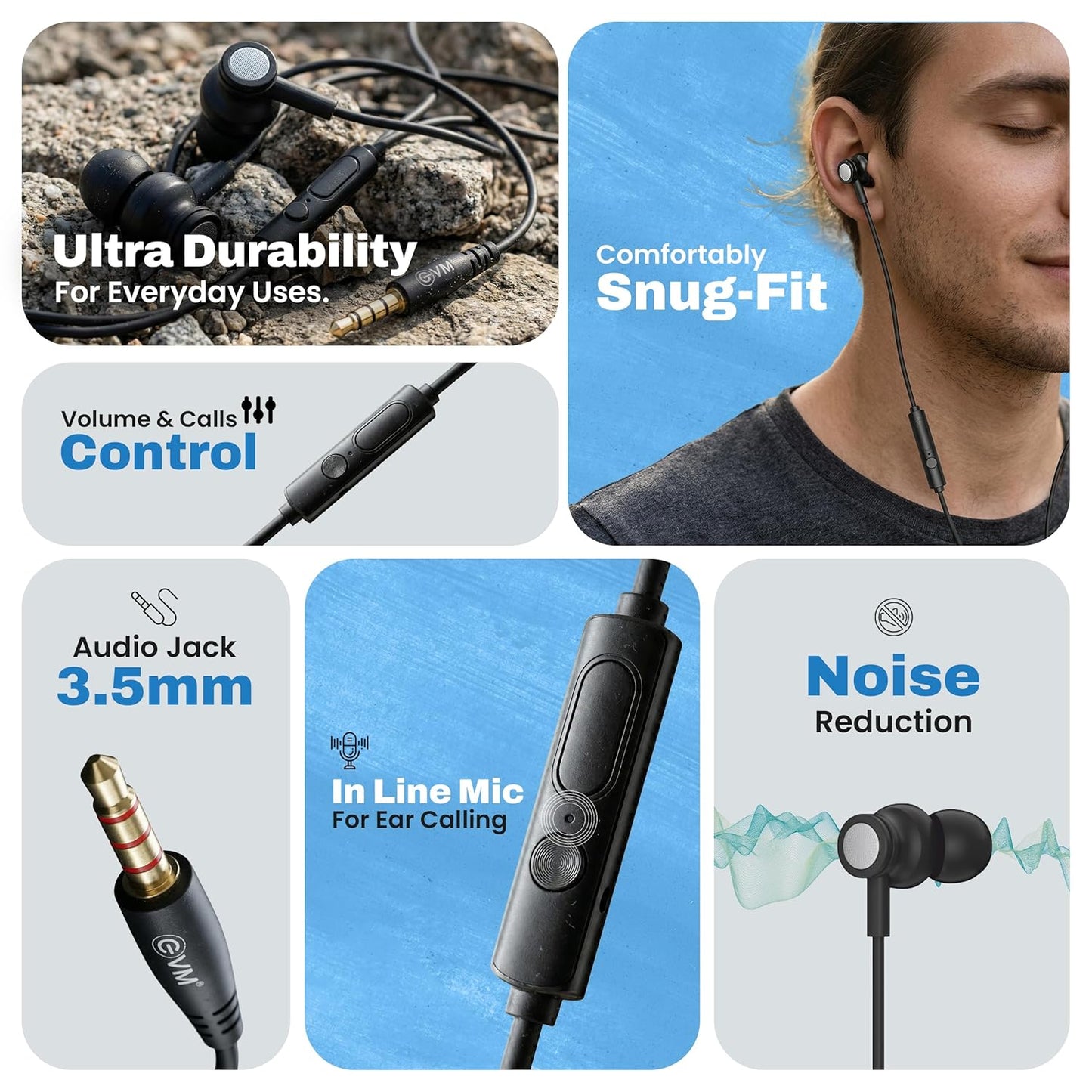 EVM 3.5 MM EARPHONE