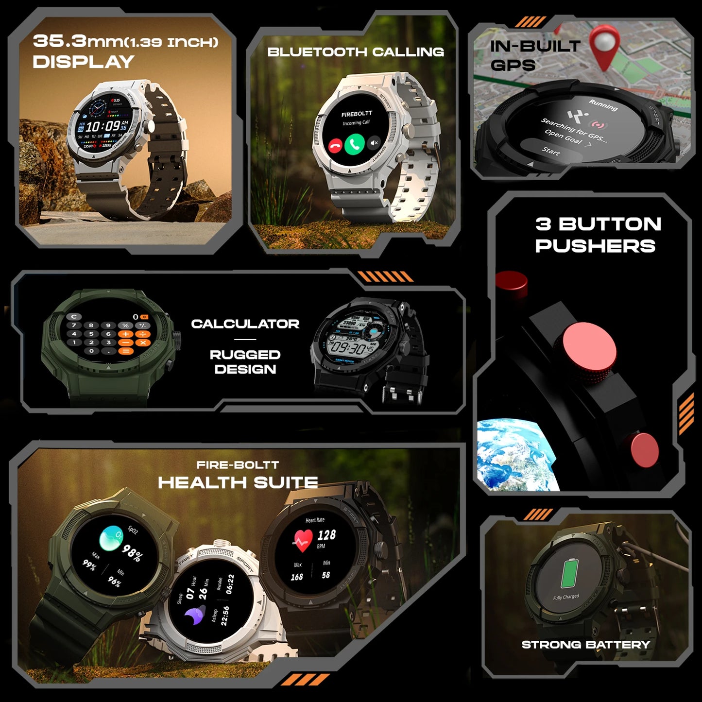 FIREBOLT SMARTWATCH QUEST
