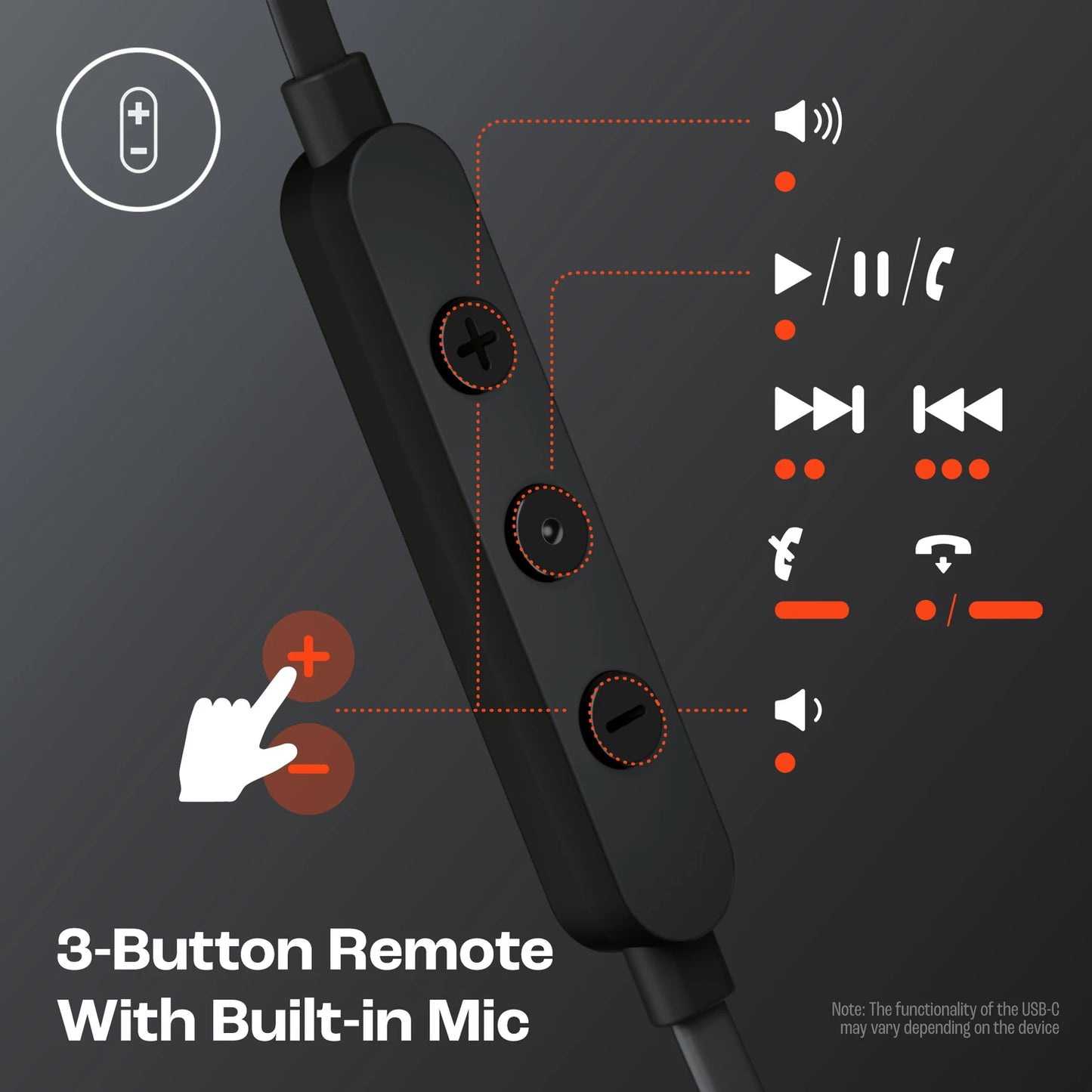JBL TUNE 310 USB-C EARPHONE