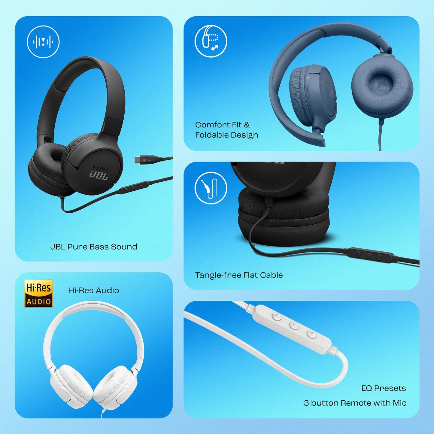 JBL TUNE 520C HEADPHONE