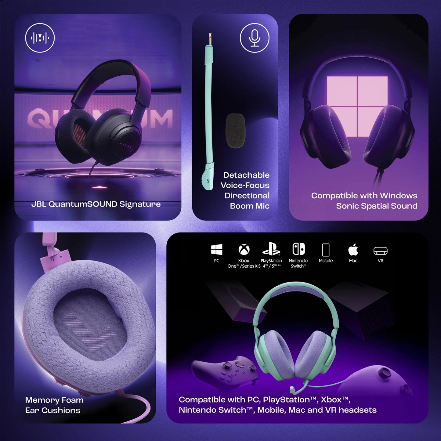 JBL QUANTUM 100 M2 HEADPHONE