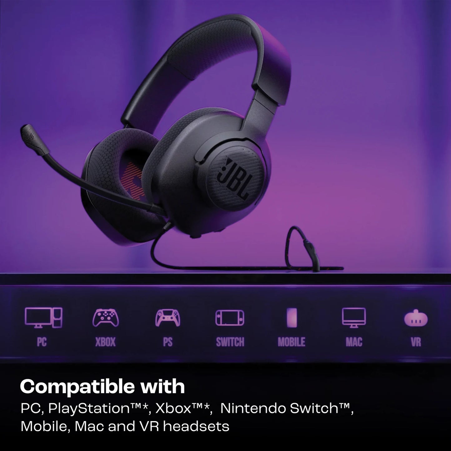 JBL QUANTUM 100 M2 HEADPHONE