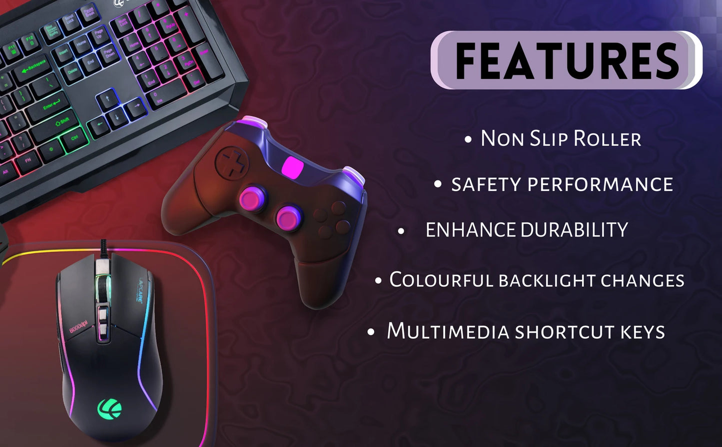 LAPCARE RGB GAMING KIT LGC-012 036