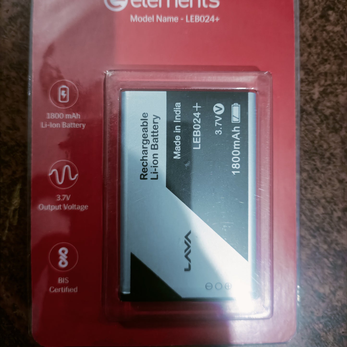 LAVA BATTERY LEB024+ 1800MAH