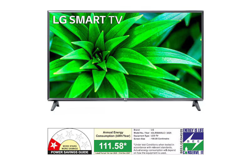 LG 108 cm (43 inches) Full HD Smart LED TV 43LR56006LC