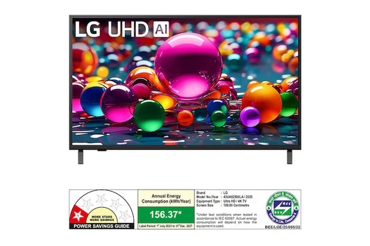 LG 108 cm (43 inches) 4K Ultra HD Smart LED TV 43UA82506LA