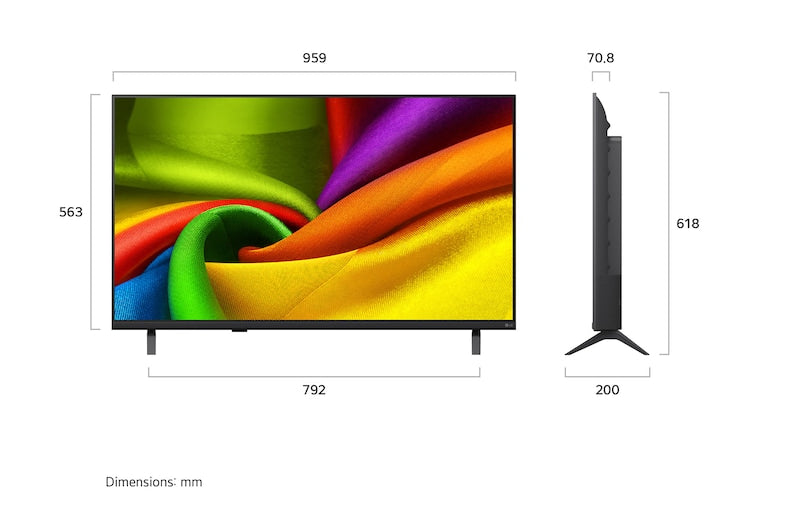 LG 108 cm (43 inches) 4K Ultra HD Smart LED TV 43NU875BPLA