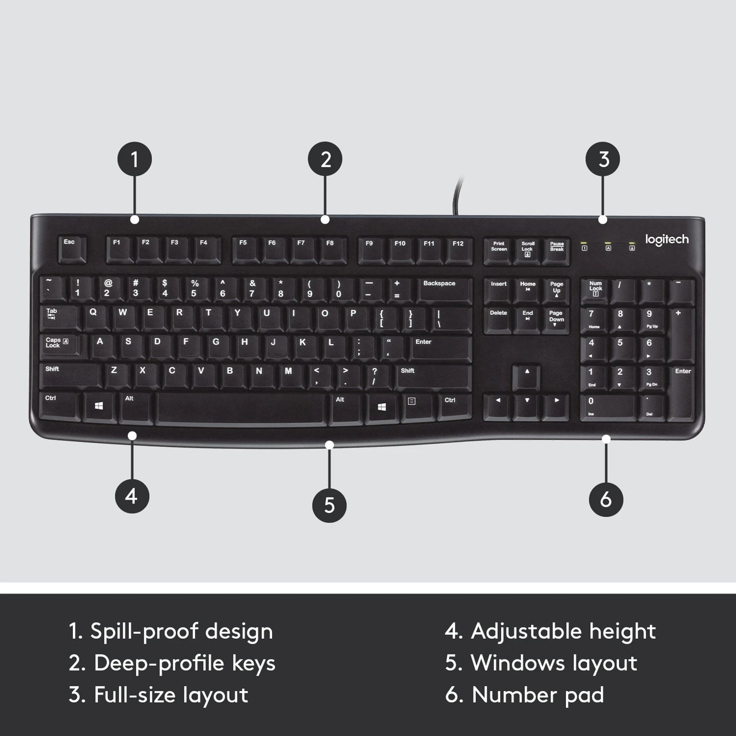 LOGITECH KEYBOARD K120
