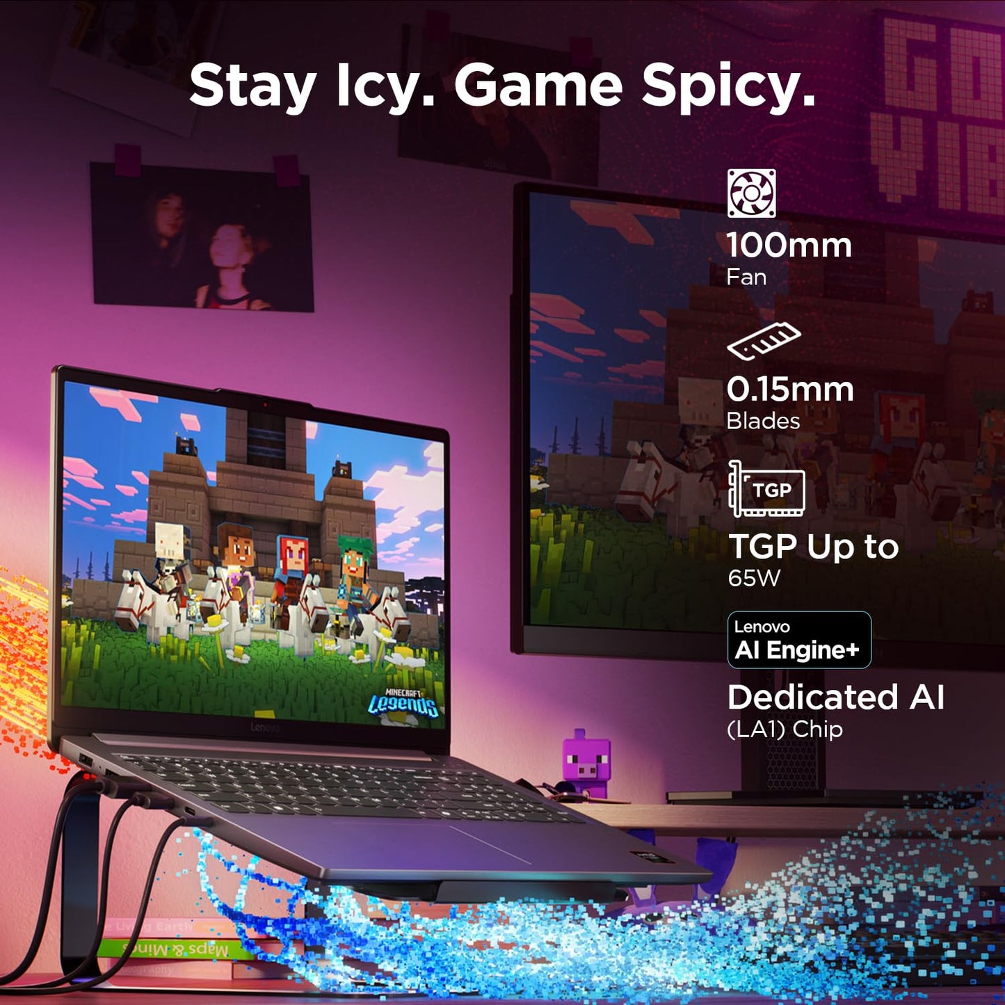 Lenovo LOQ Essential Gaming AMD Ryzen 7 170 RTX 4050 6GB Graphics | 16GB RAM | 512GB SSD Storage | 15.6-inch FHD 144Hz Display Laptop 83S000CPIN
