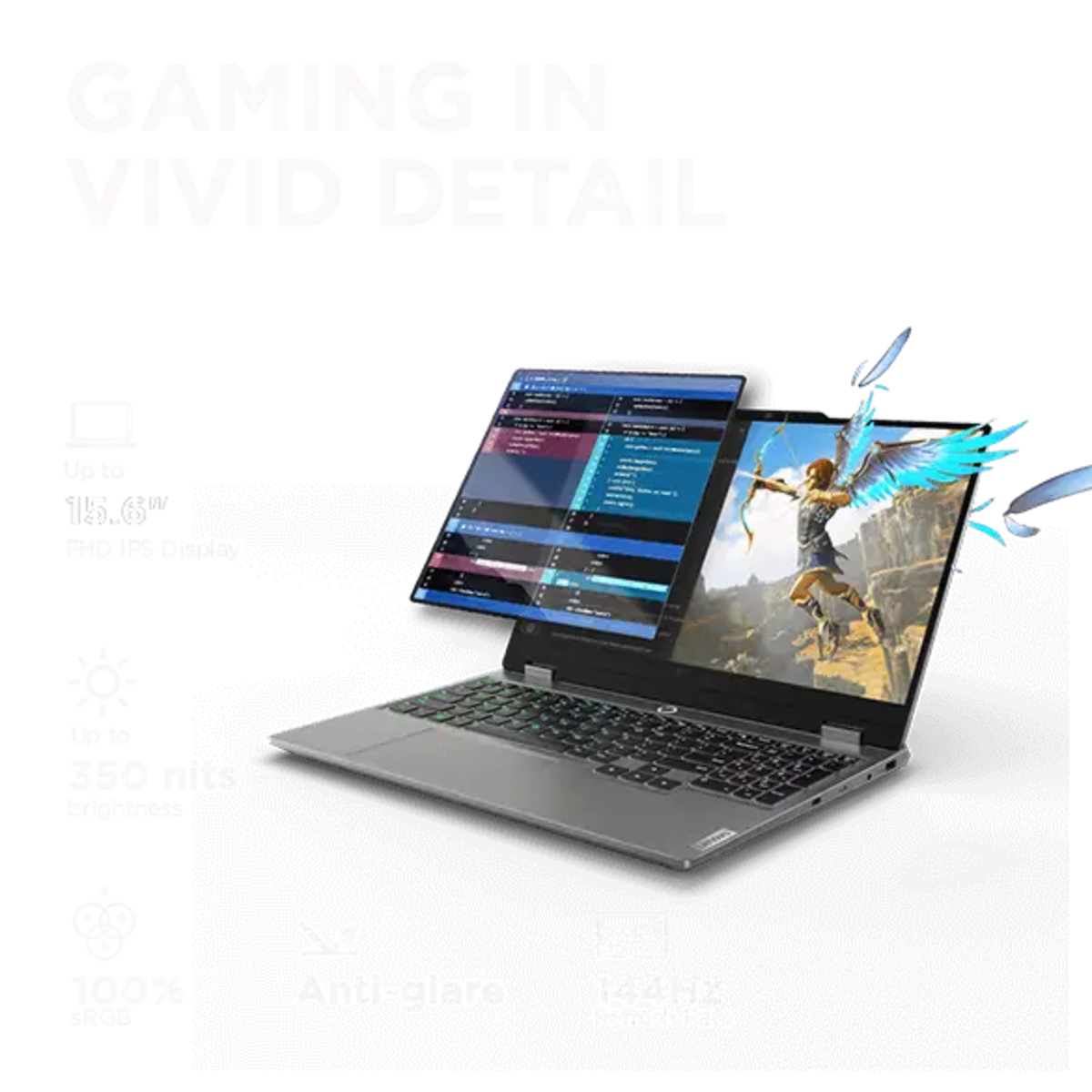 Lenovo LOQ Gaming Intel Core i5 13450HX RTX 3050A 4GB Graphics | 16GB RAM | 512GB SSD Storage | 15.6-inch FHD 144Hz Display Laptop 83DV01A4IN