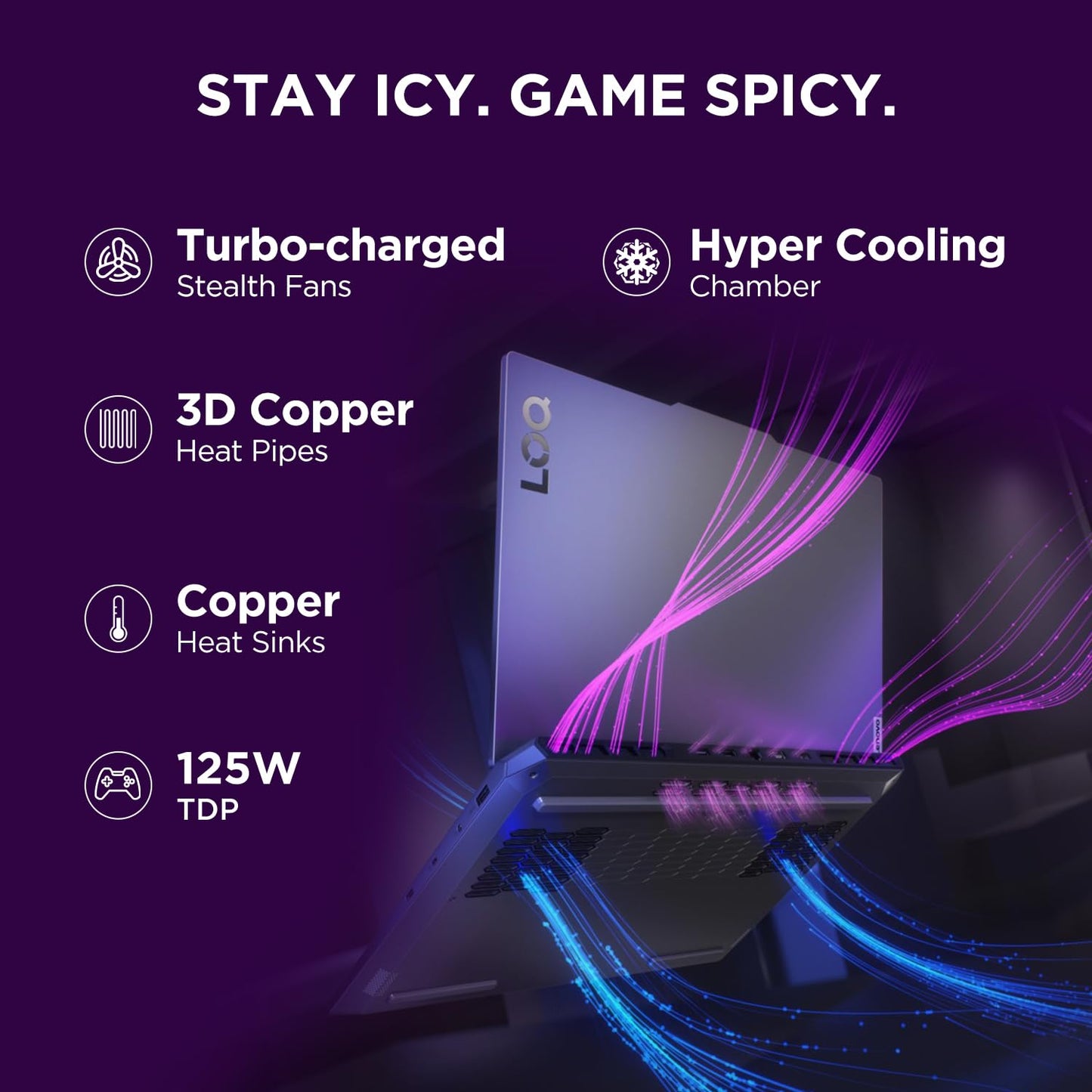 Lenovo LOQ Gaming Intel Core i7 13700HX RTX 5050 8GB Graphics | 16GB RAM | 1TB SSD Storage | 15.6-inch FHD 144Hz Display Laptop 83JE00U7IN