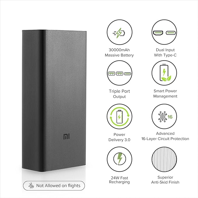MI POWER BANK BOOST PRO 30000MAH
