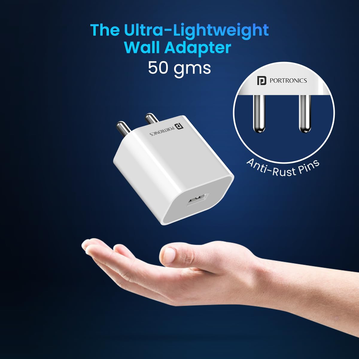 PORTRONICS ADAPTO 12 SINGLE USB PORTRONICS