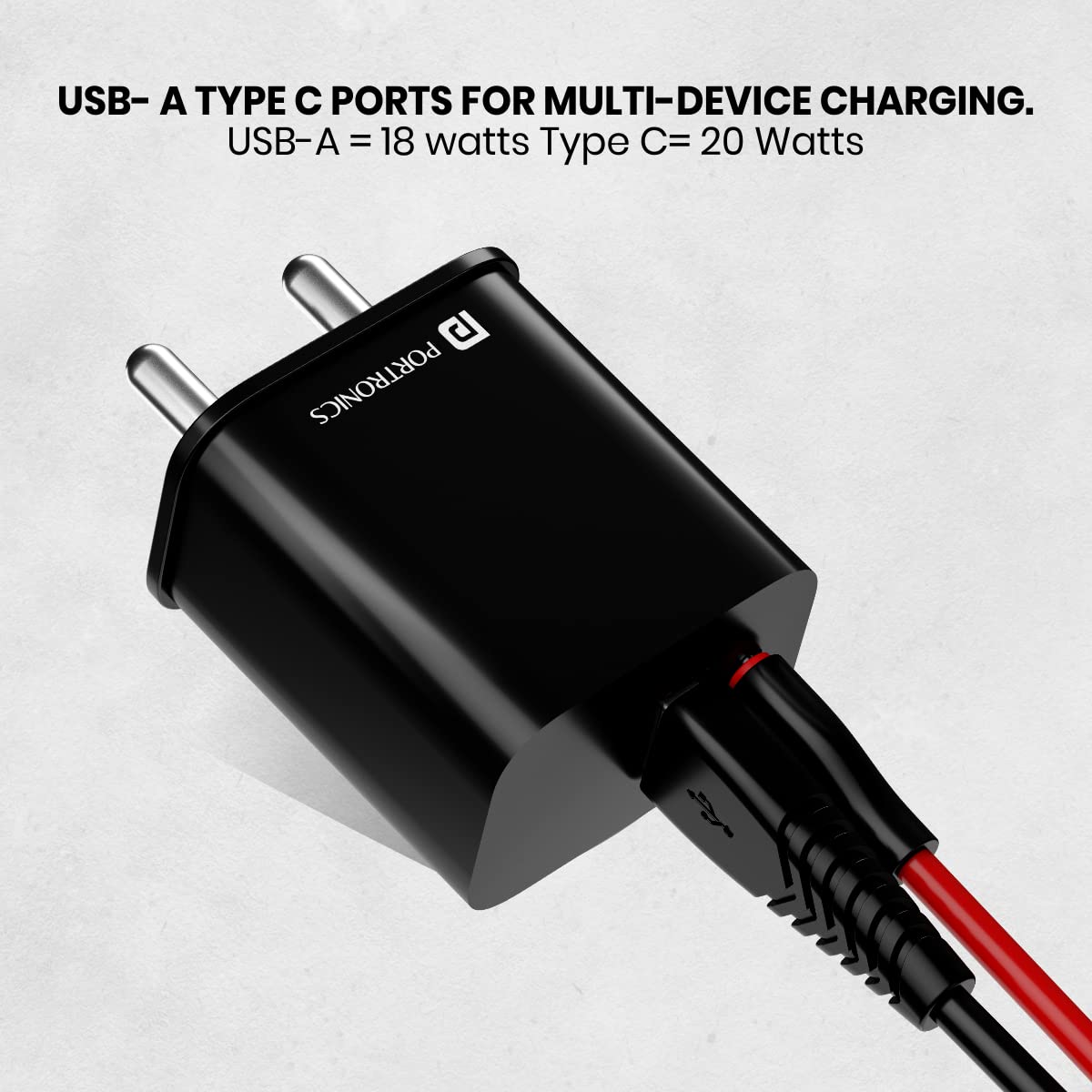 PORTRONICS ADAPTO 20B