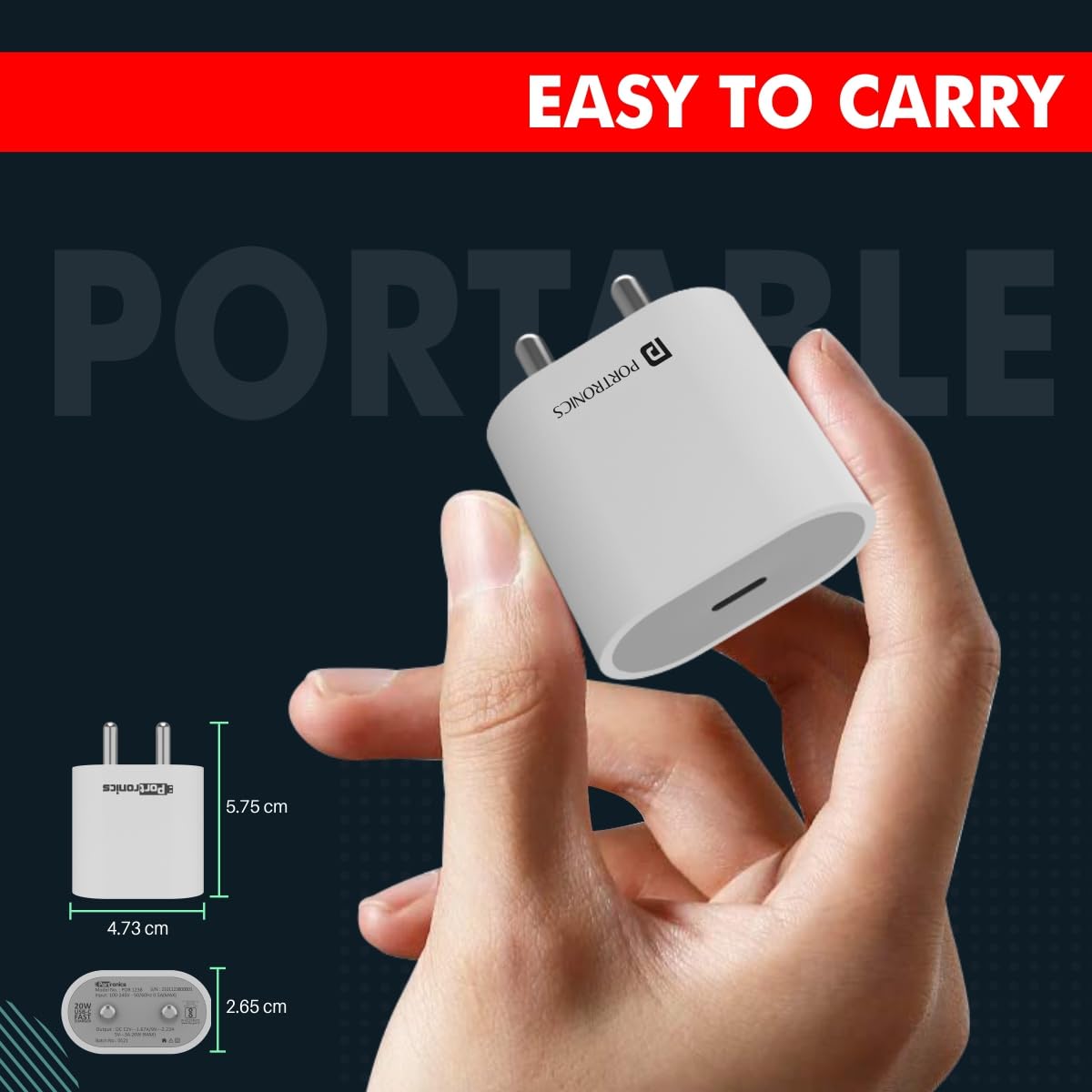 PORTRONICS ADAPTO 20C