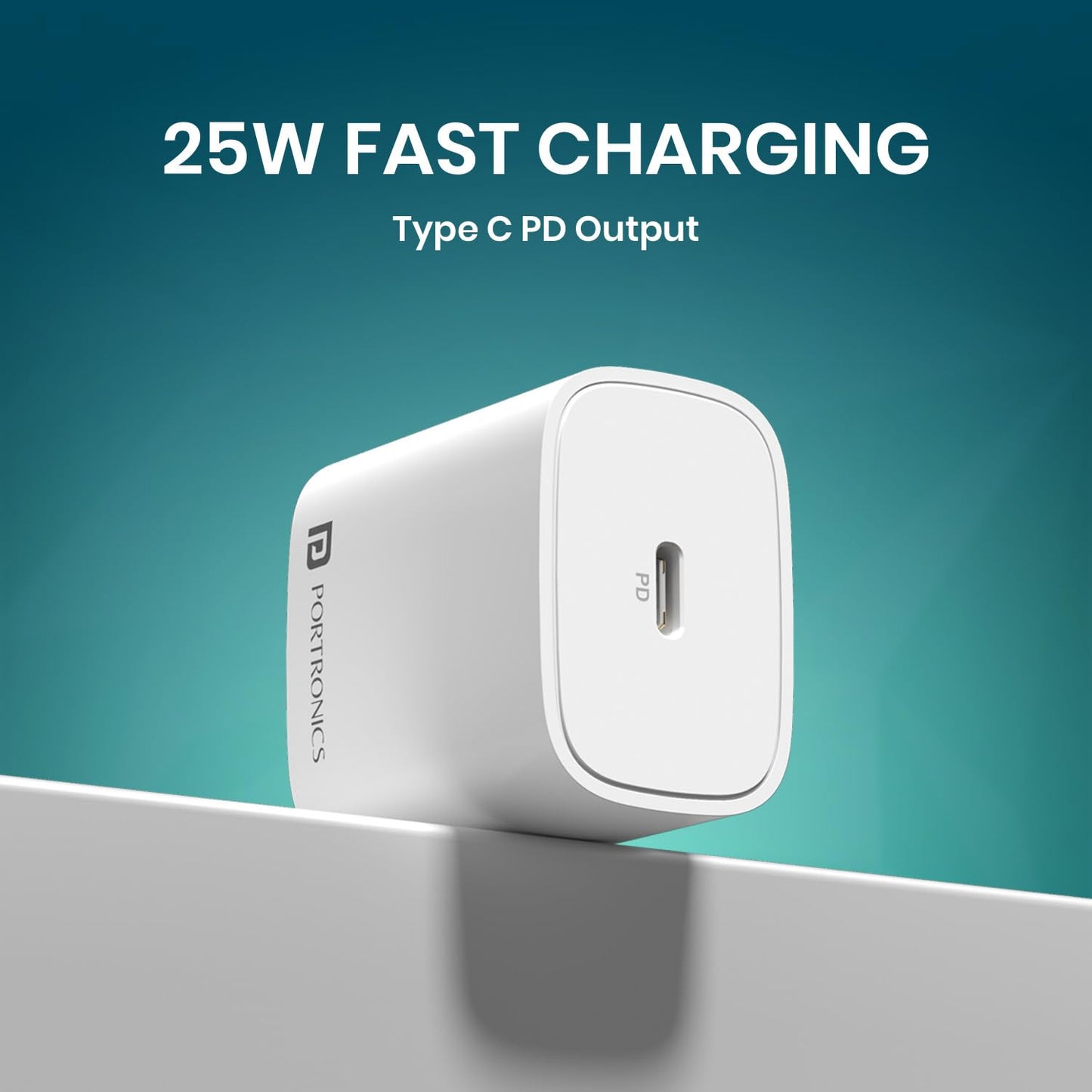 PORTRONICS ADAPTO 25 PLUS 25W TYPE C