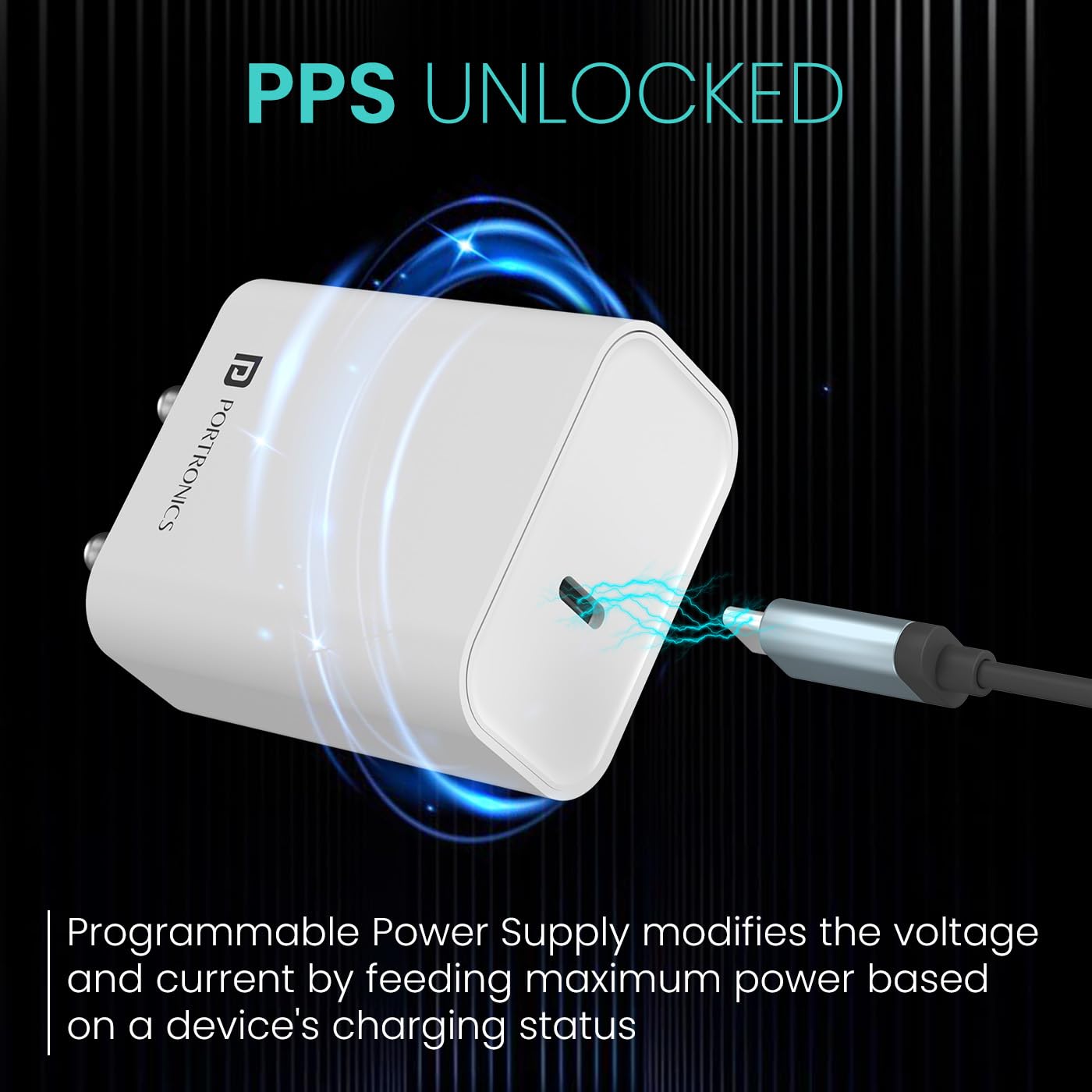 PORTRONICS ADAPTO 25W ADAPTER