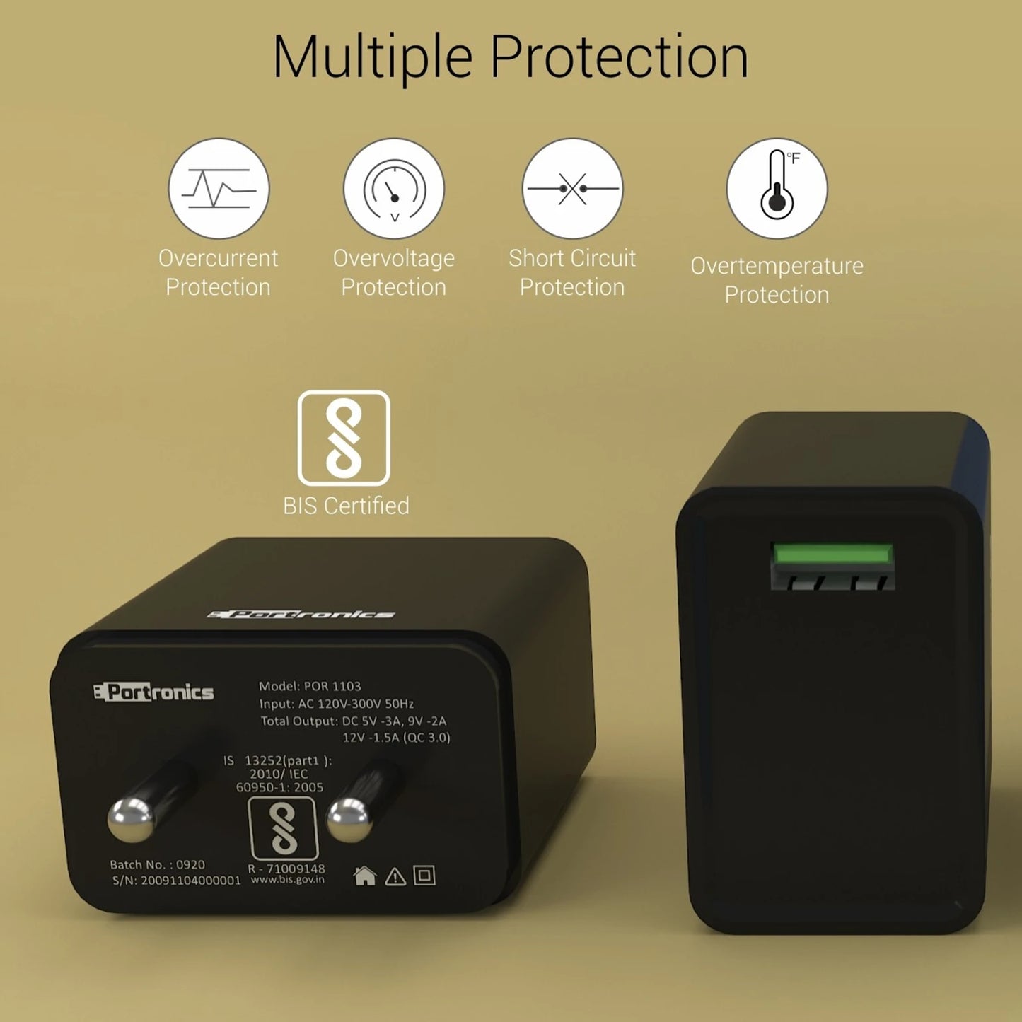 PORTRONICS ADAPTO ONE 20W C TYPE