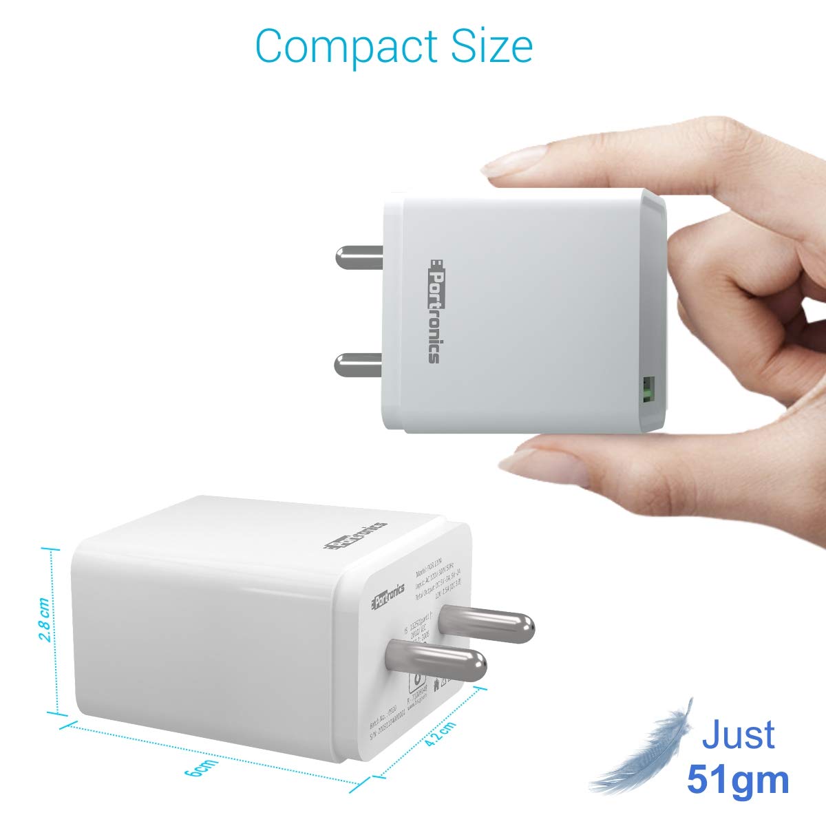 PORTRONICS ADAPTO ONE 20W MICRO
