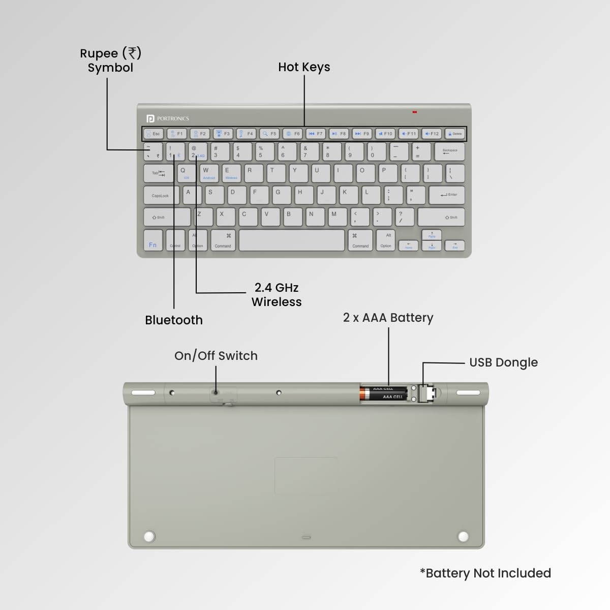 PORTRONICS BUBBLE MAX