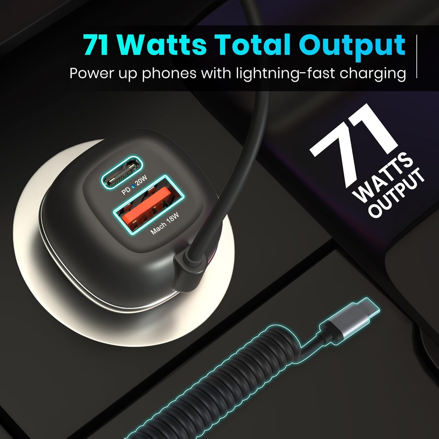 PORTRONICS CAR POWER 1C