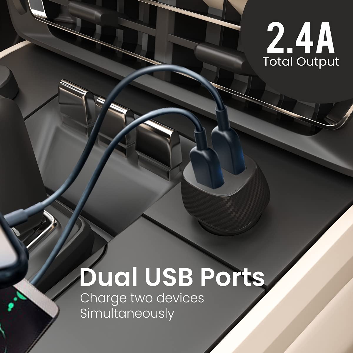 PORTRONICS CAR POWER5 POR 1345