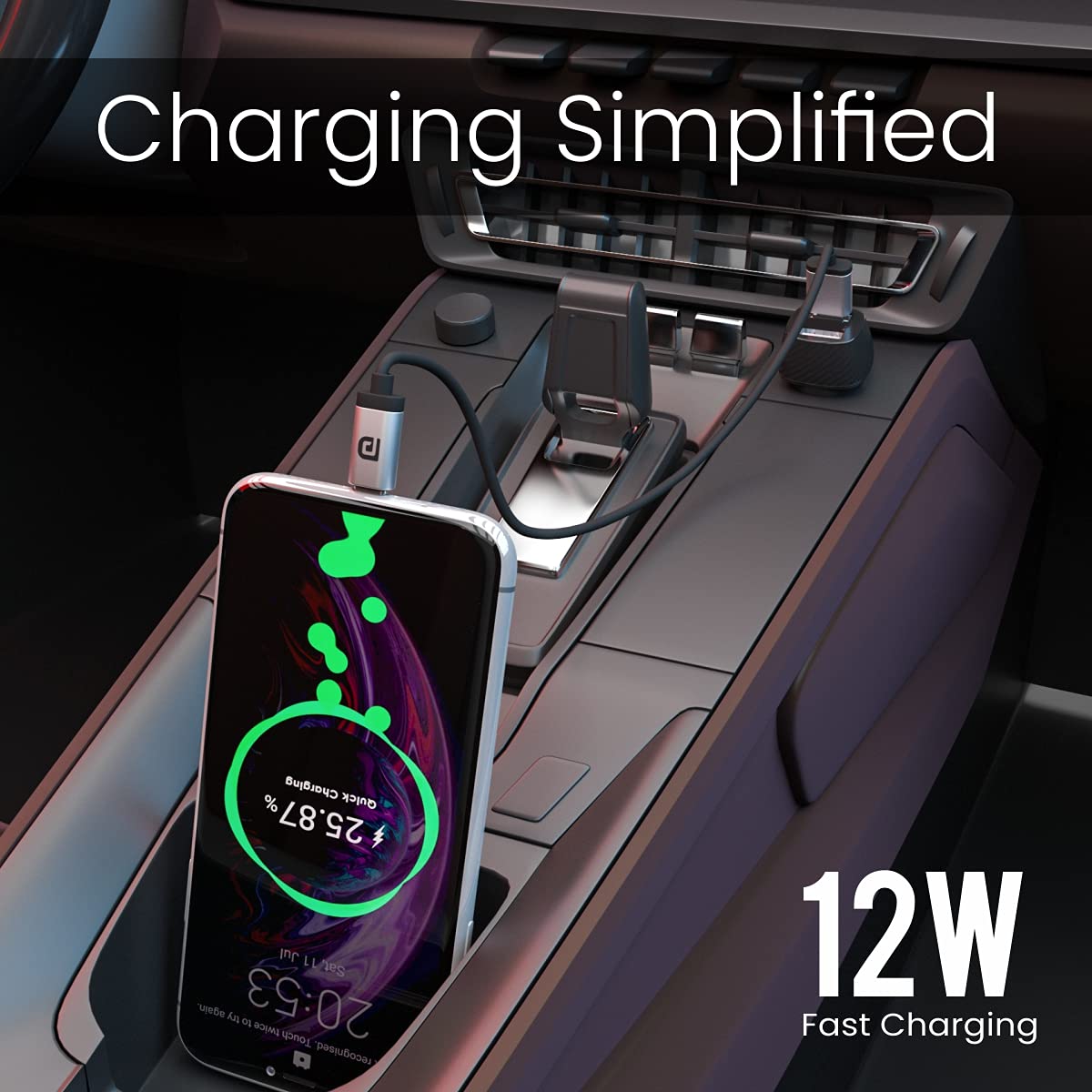 PORTRONICS CAR POWER5 POR 1345