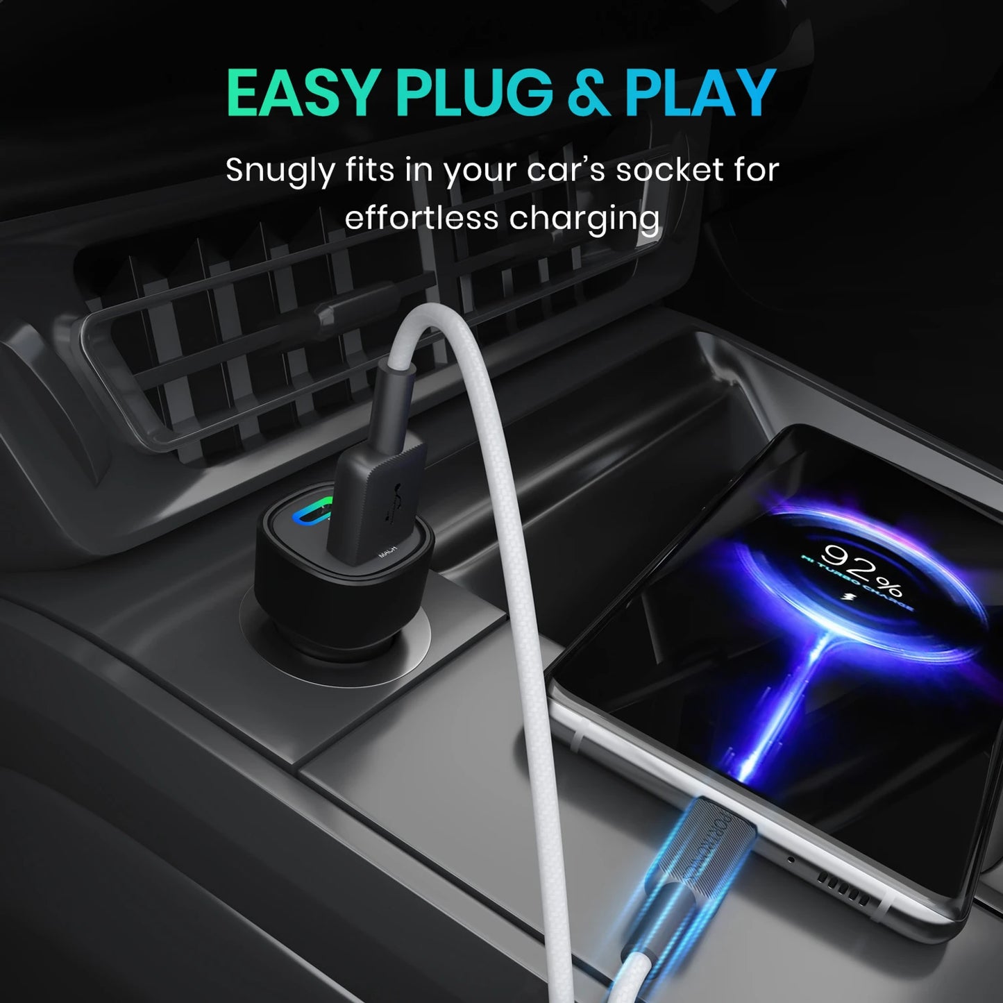 PORTRONICS CAR POWER 80W