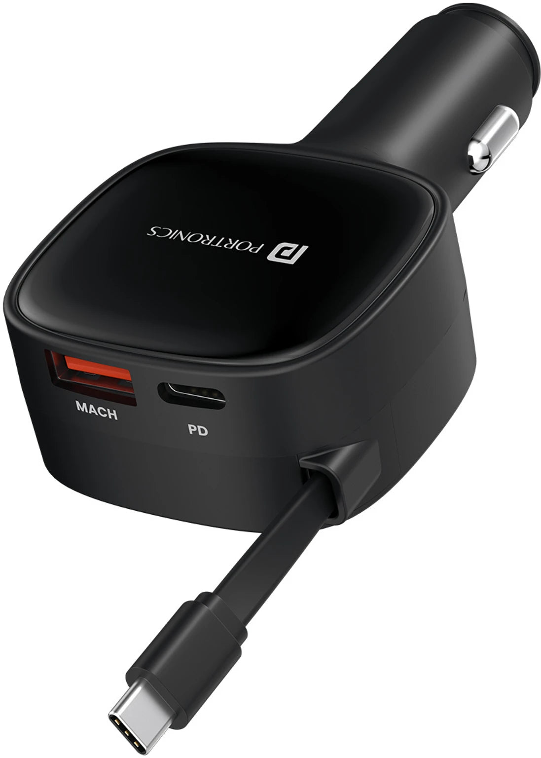 PORTRONICS CAR POWER RETRACTO 84W